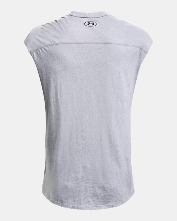 Men's Project Rock Cutoff T-Shirt, Gray, pdpMainDesktop image number 6